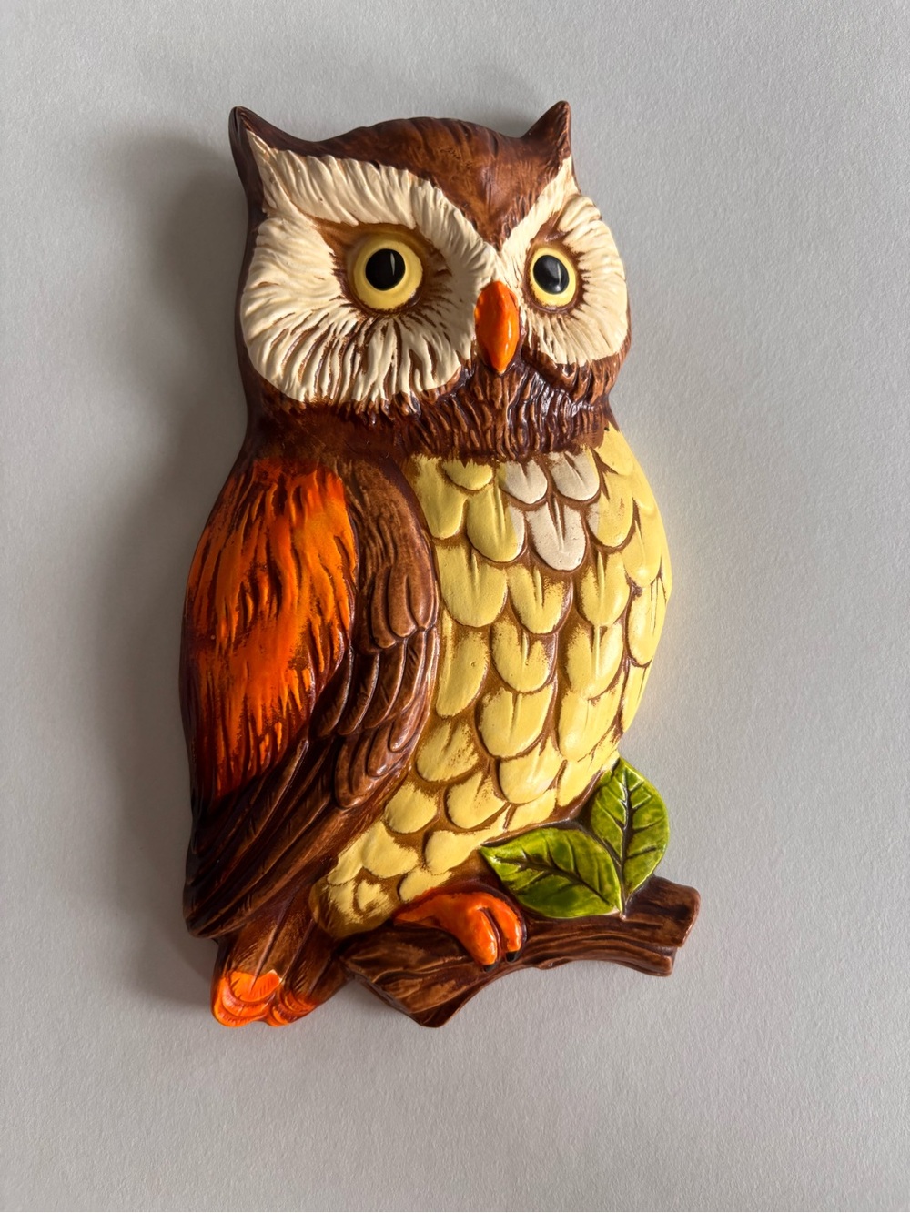 Vtg.  1970’s Era Lefton Ceramic Owl